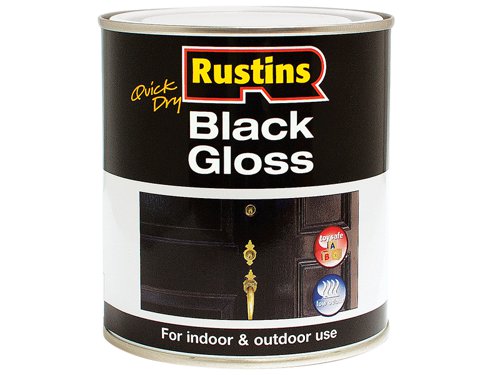 Rustins Quick Dry Black Gloss