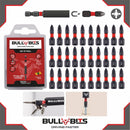 Bull Bits PZ1 25mm Impact Duty Screwdriver Drill Driver Bits Set + Free Bit Holder S2 Steel