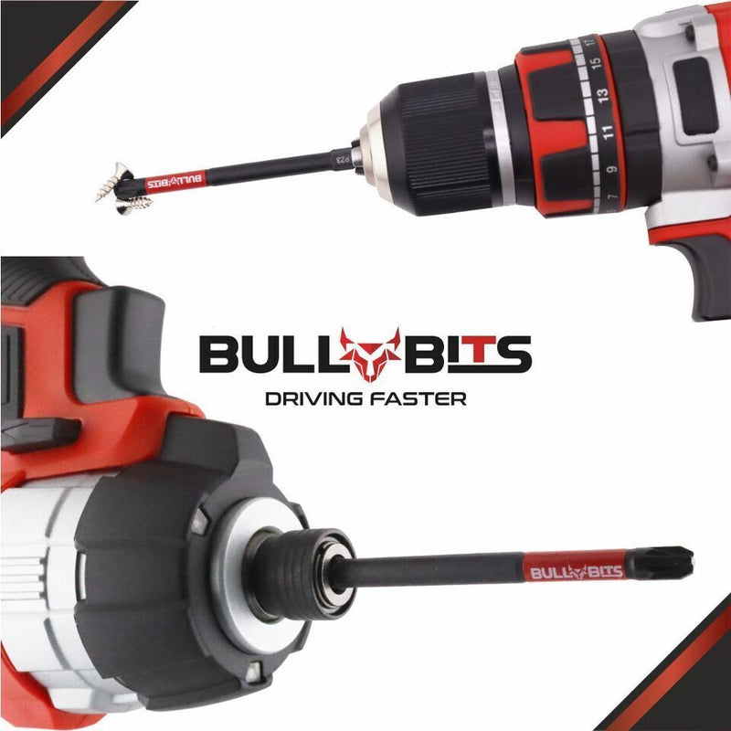 Bull Bits PZ3 90mm Impact Duty Screwdriver Drill Driver Bits