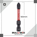 Bull Bits PH2 50mm Impact Duty Screwdriver Drill Driver Bits Set