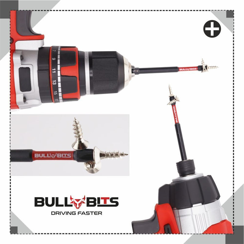 Bull Bits PH2 90mm Impact Duty Screwdriver Drill Driver Bits