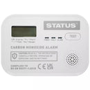Status Digital Carbon Monoxide Detector Alarm, White