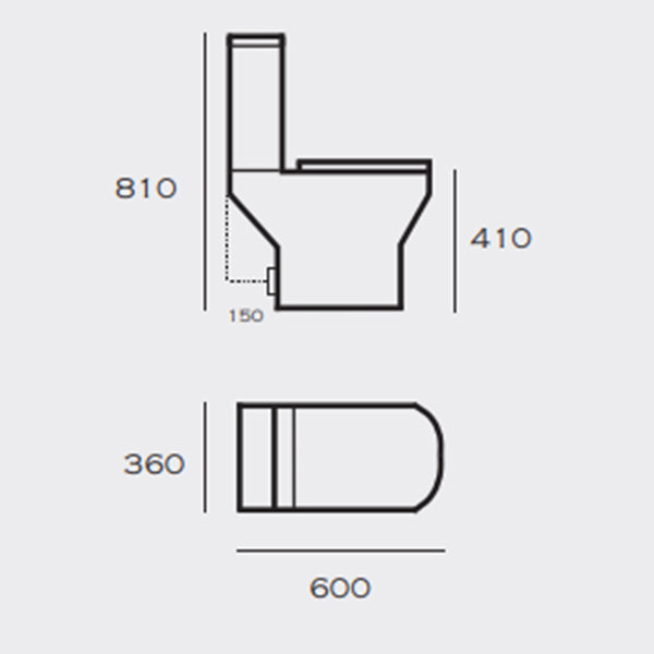 Pro Modern Toilet + Soft Close Seat