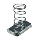 M10 Long Spring Channel Nut: BZP