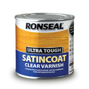 Ronseal Ultra Tough Clear Varnish Satin - 750ml