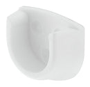 Rail End Support, For Use With Ø 20mm Wardrobe Rails White