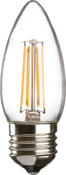 230V 4W LED 35mm ES Clear Candle 3000K