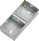 Metal Box Dual Gang 35mm