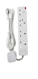 4 Way Extension Lead 2m