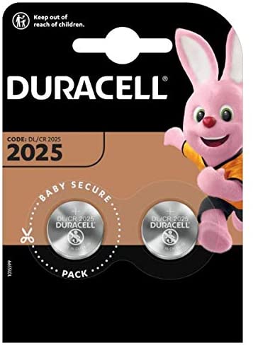 Duracell 2025 Twin Pack Coin Batteries