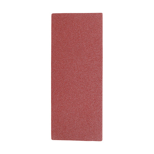 1/3 Sanding Sheets - 93 x 230mm (80/120/180) - Mixed - Red - Unpunched