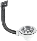 Basket Strainer Waste and Overflow - Rectangular Overflow