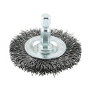 Drill Wheel Brush - Crimped Steel Wire 50mm