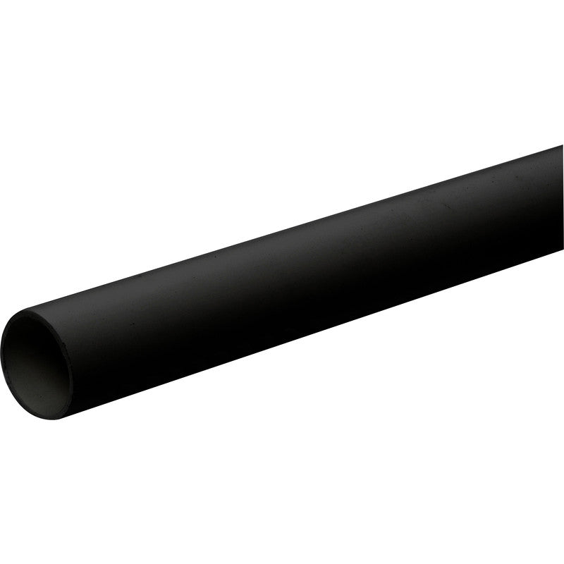 Solvent Weld Waste Pipe 3m 50mm Black