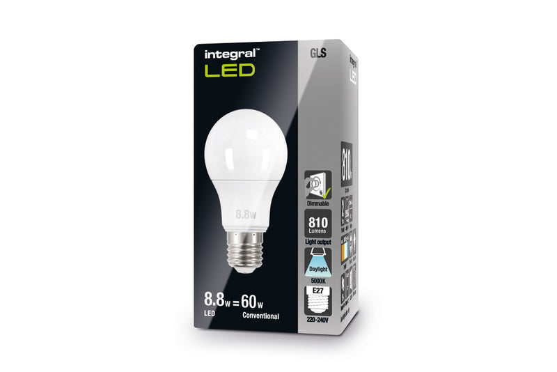 GLS BULB E27 810LM 8.8W 5000K DIMMABLE