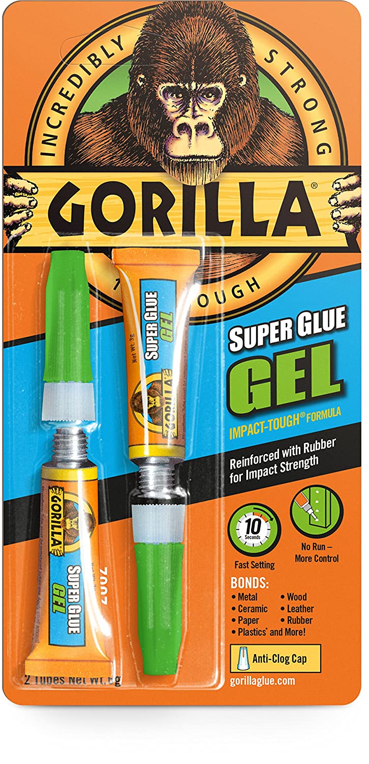 GORILLA SUPER GLUE GEL 3g (Pack of 2)