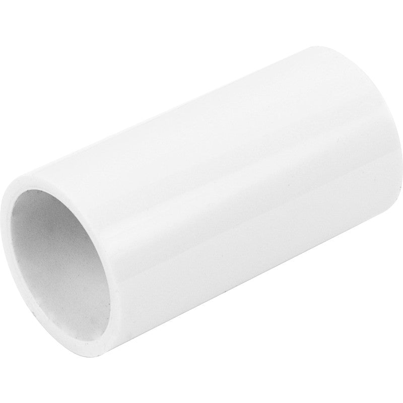 20mm PVC Coupler White