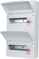 FuseBox 20 Way (10/10) Dual Tariff Consumer Unit + 2 x 100A Main Switch