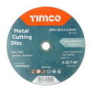 Bonded Abrasive Disc - For Cutting - 230 x 22.2 x 3.2