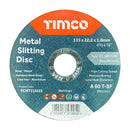 Bonded Abrasive Disc - For Cutting - 115 x 22.2 x 1.0