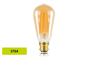 Sunset Vintage ST64 Squirrel Cage 5W (40W) 1800K 380lm B22 Dimmable Lamp