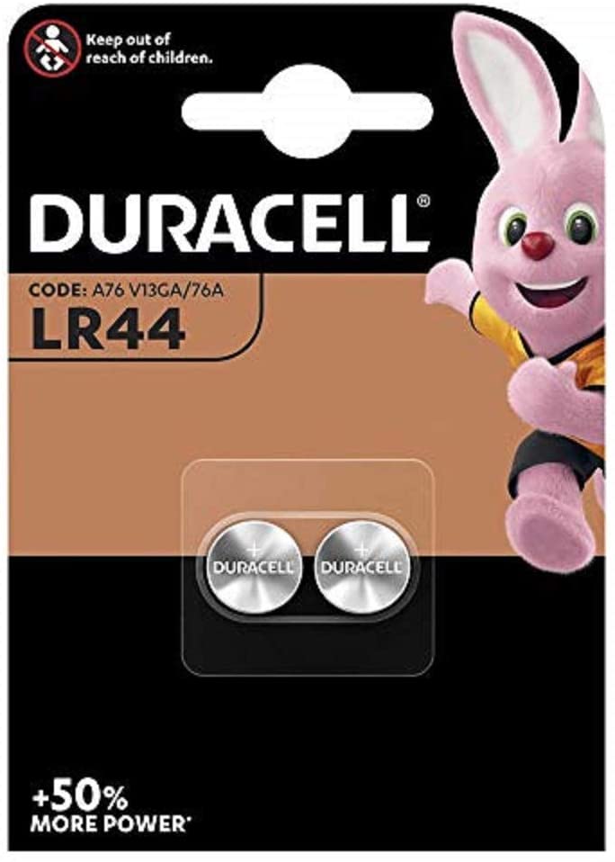 Duracell LR44 Twin Pack Coin Batteries