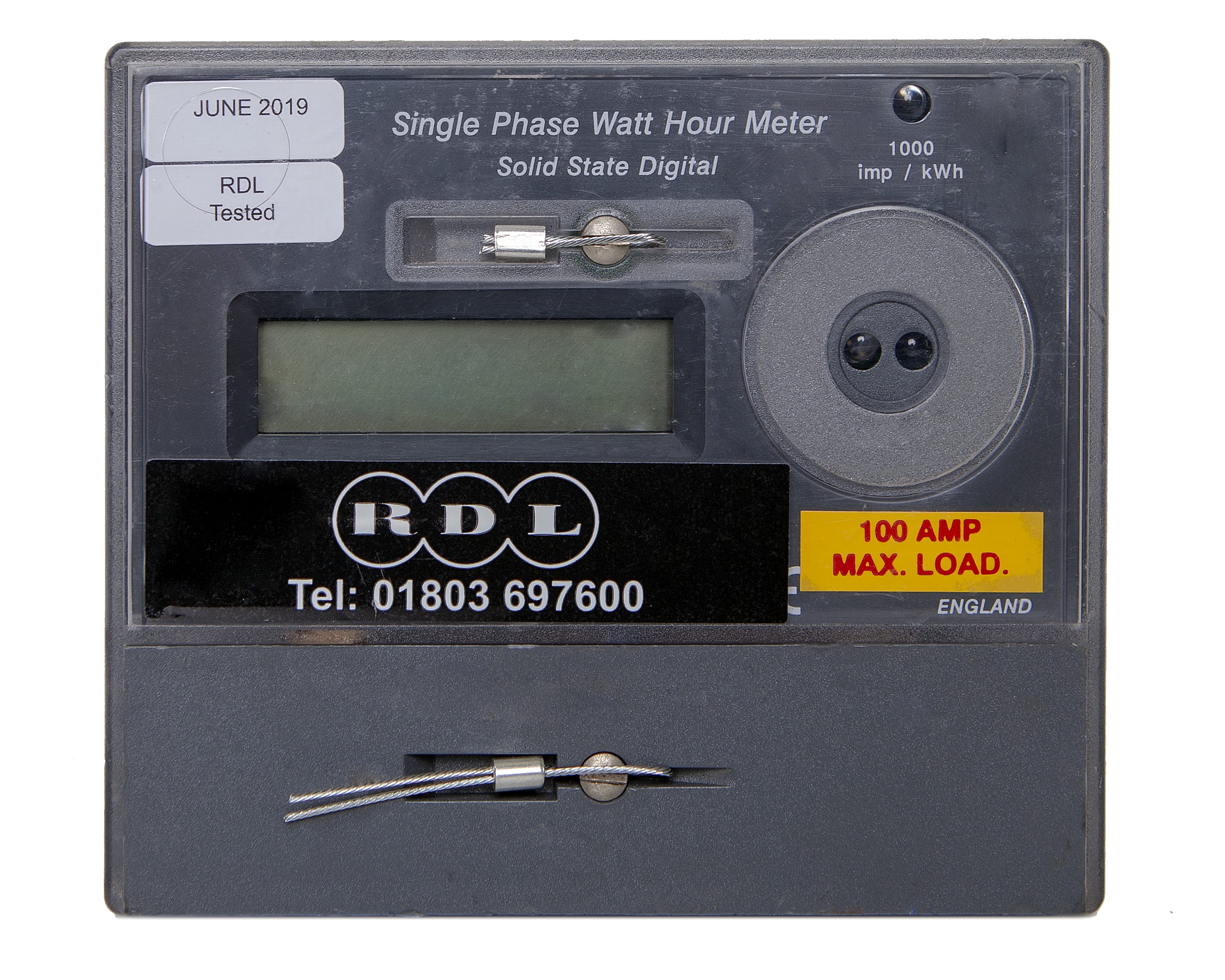100 Amp Single Phase Digital Check Meter