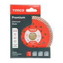 Premium Diamond Blade - Turbo Continuous 115 x 22.2