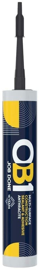 OB1 MULTI-SURFACE SEALANT & ADHESIVE ANTHRACITE 290ML