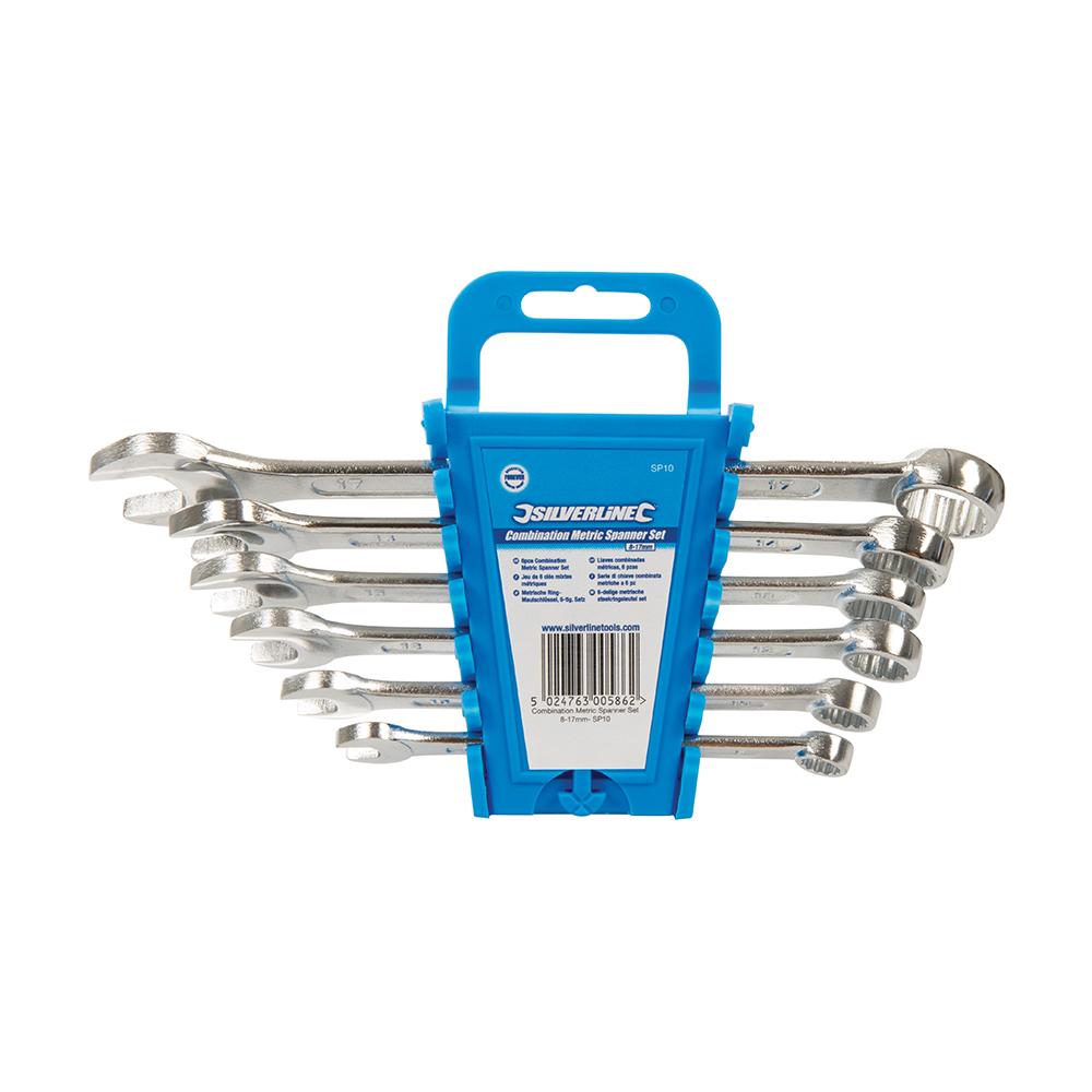 Combination Spanner Set 6pce 8 - 17mm