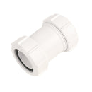 MCALPINE STRAIGHT CONNECTOR WHITE 32MM X 32MM