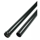 Soil 110mm x 3 Meter Black Ring Seal Soil Pipe