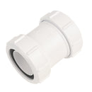 MCALPINE STRAIGHT CONNECTOR WHITE 40MM X 40MM