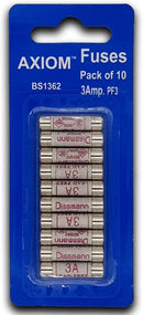 3 AMP Domestic 240V Household Mains Plug Fuse Electrical Cartridge Fuse x10