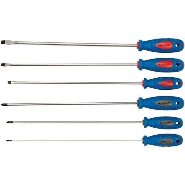 Extra-Long Screwdriver Set 6pce