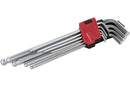 Hex Key Ball End Expert Set 9pce