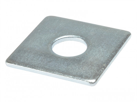 Square Plate Washers - Zinc M12 x 50mm x 50mm x 3mm