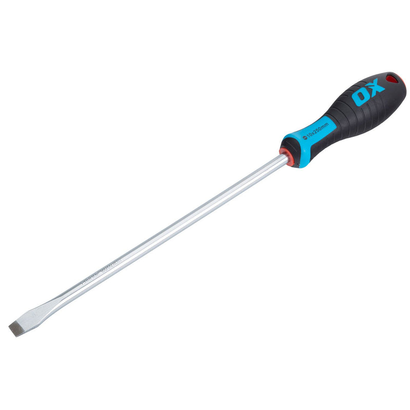 PRO SLOTTED FLARED SCREWDRIVER 250X10MM
