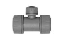 22mm x 22mm x 15mm Tee Push Fit