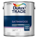 Dulux Trade Pure brilliant white Satinwood Metal & wood paint, 2.5L