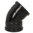 Soil 110mm Ring Seal Black Soil 135 Degree Double Socket Bend
