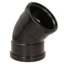 Soil 110mm Ring Seal Black Soil 135 Degree Double Socket Bend