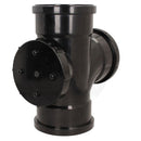 Soil 110mm Ring Seal Black Soil 92 Degree Triple Socket Access Branch Tee