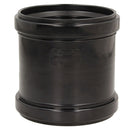 Soil 110mm Ring Seal Black Soil Double Socket Coupler