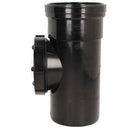 Soil 110mm Ring Seal Black Soil Single Socket Access Pipe