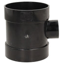 Soil 110mm x 50mm Solvent Weld Black Soil Double Socket Boss Connector
