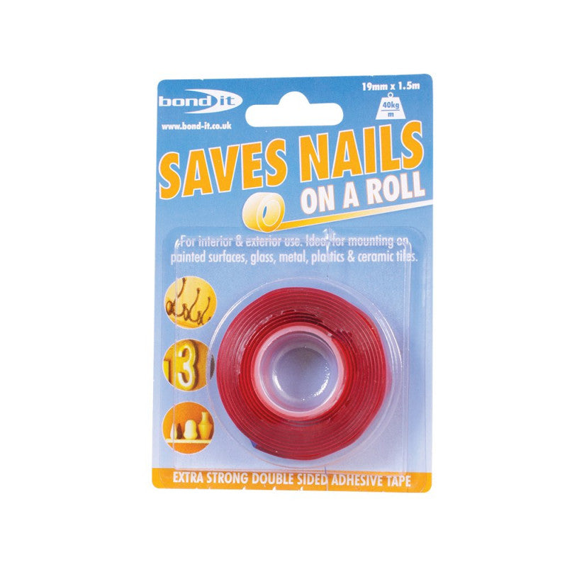 SAVES NAILS DOUBLE SIDED ADHESIVE TAPE